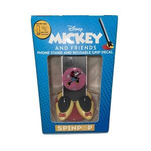 SpinPop MINNIE MOUSE Mickey and Friends Phone Stand and Reusable Grip Decal